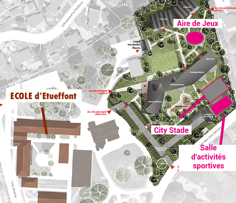 Plan_ ETUEFFONT- Fondation Arc-en-Ciel Implantation DITEP Saint-Nicolas à Etueffont