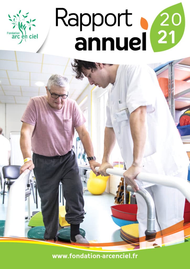 COUV_Rapport Annuel_FondationArc-en-Ciel_2021 Couverture du Rapport Annuel 2021