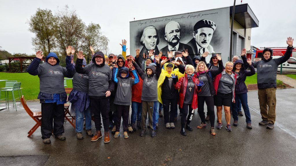 20240928_Randonnée du Lion 2024 Le groupe de marcheurs de la Fondation Arc-en-Ciel lors de la randonnée du Lion 2024