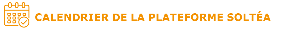 Calendrier platerforme Soltéa