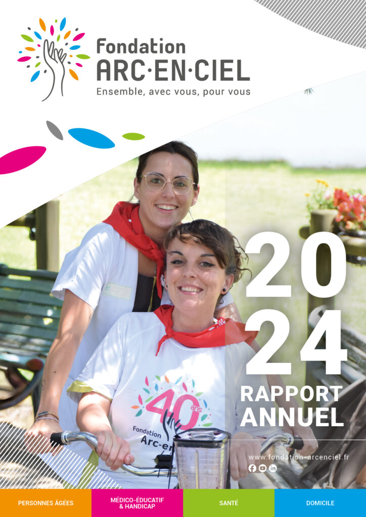 FondationArcEnCiel-Rapport2024_couverture Couverture du Rapport Annuel 2024